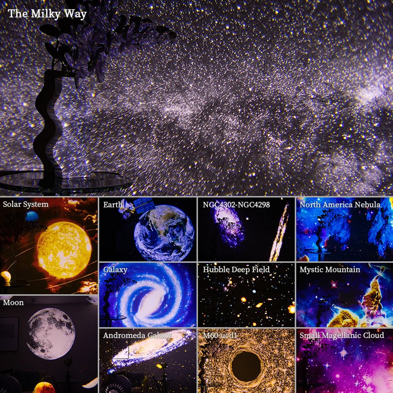 Night Light Galaxy Projector Starry Sky By Ovascass