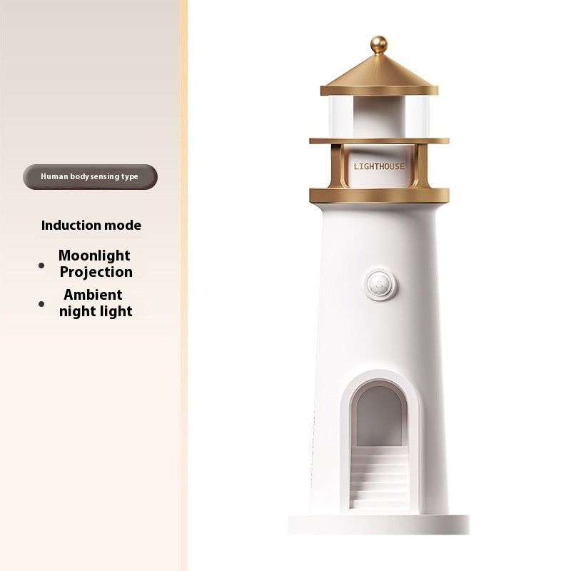 Moonlight lighthouse night light by Ovascasse