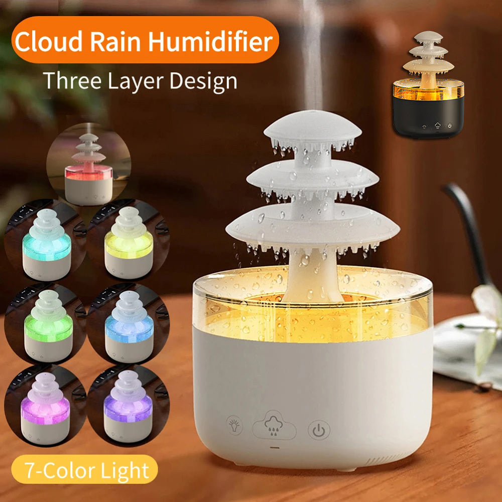 Cloud Rain Air Humidifier By Ovasscas