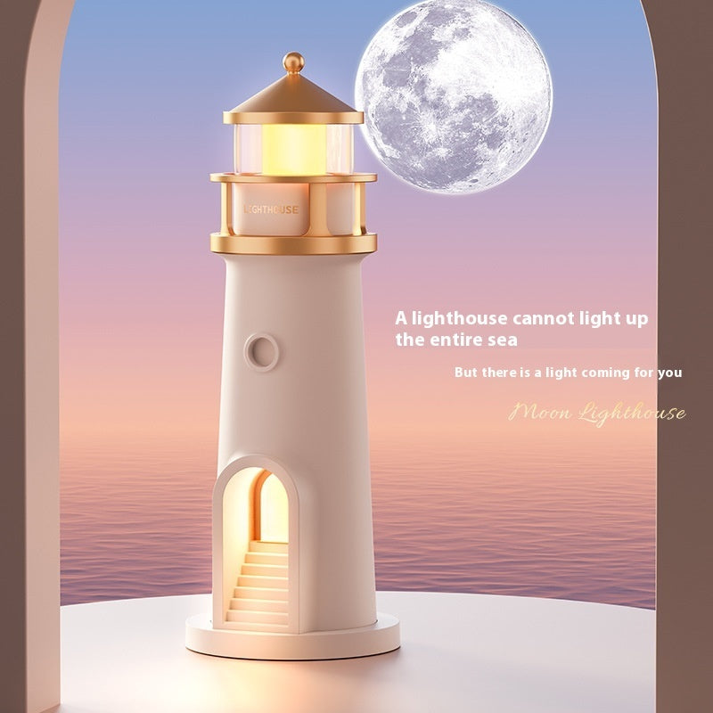 Moonlight lighthouse night light by Ovascasse