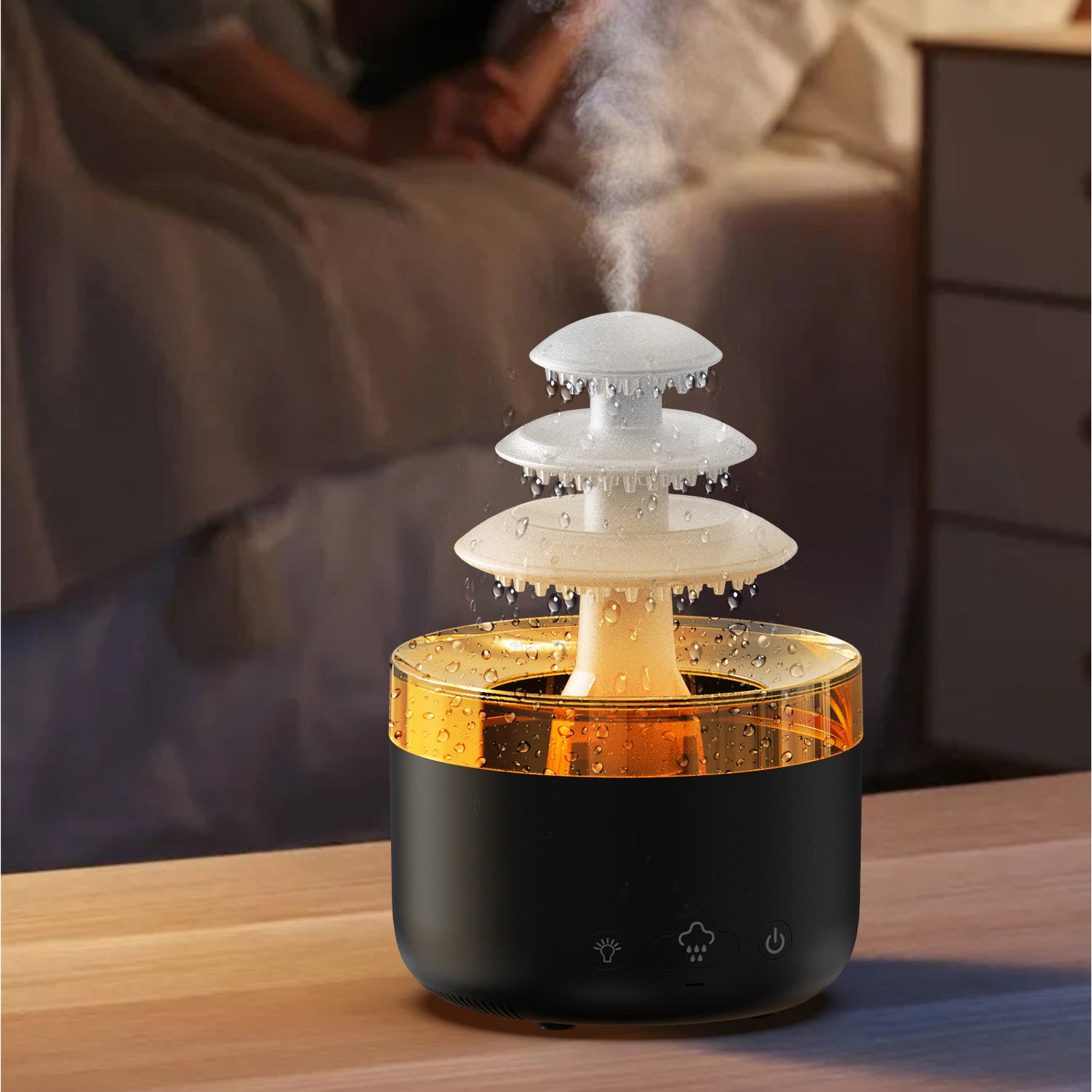 Cloud Rain Air Humidifier By Ovasscas