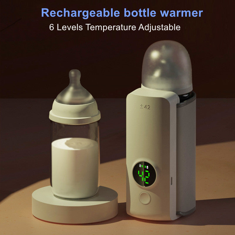 Portable Wireless Rechargeable Baby Bottle Warmer By Ovascass